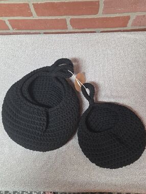 Veggie/Fruit Black Hanging Baskets